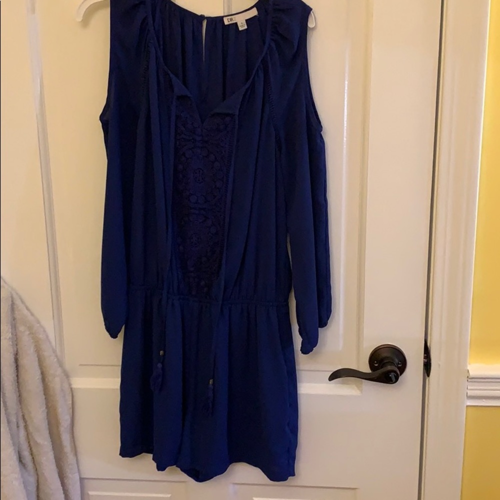 Royal blue romper
